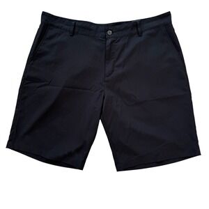 Adidas Golf 38x11 Black Flat Front Casual‎ Athletic Lightweight Men's Shorts
